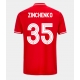 Nottingham Forest Oleksandr Zinchenko #35 Hemma matchtröja 2025-26 Kortärmad Billigt